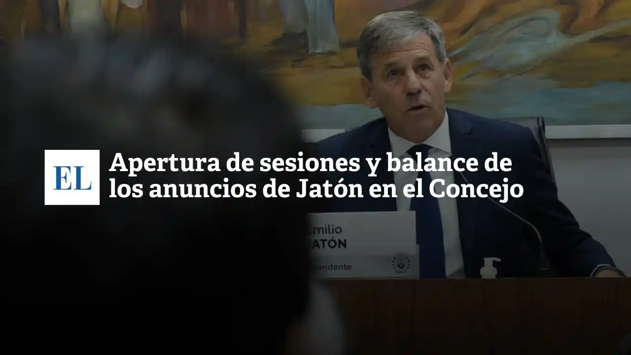 Apertura de sesiones y balance de los anuncios de Jatón en el Concejo