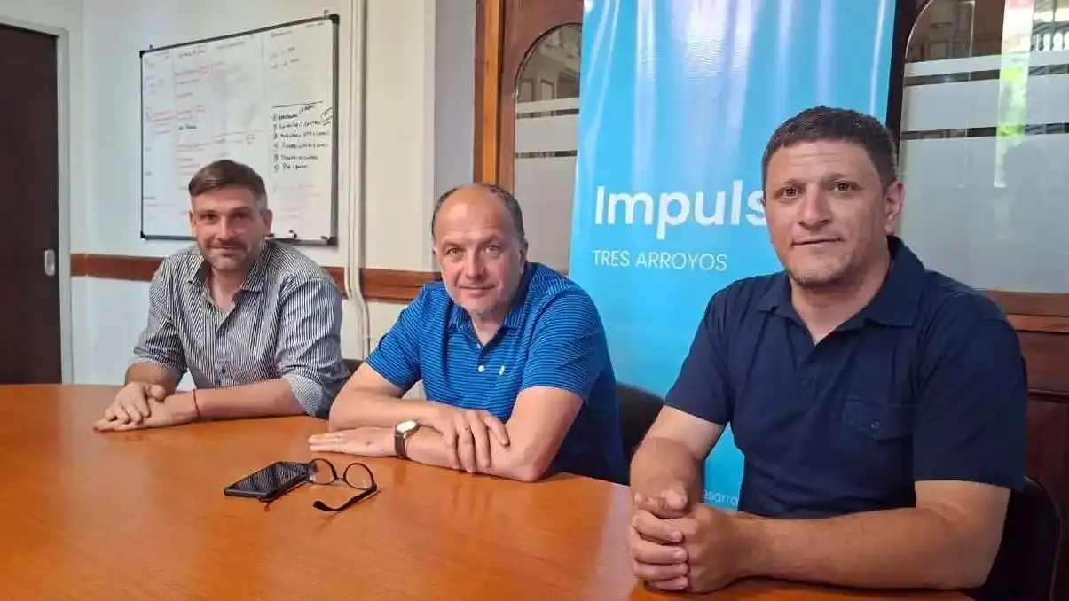 Mauro Daddario, Pablo Garate y Emiliano Sofía brindaron una conferencia de prensa este jueves