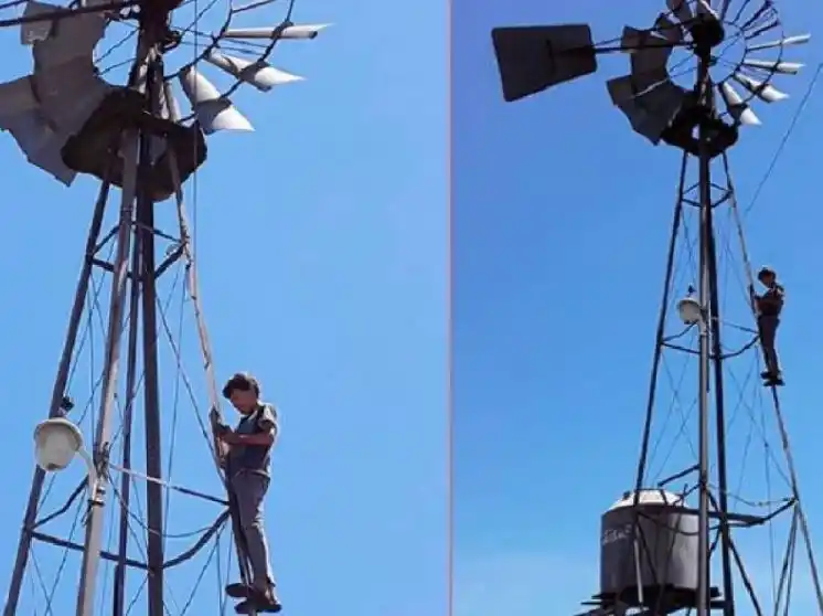 El nuevo desafío y el sueño del chico entrerriano que tenía que subir a un molino para enviar su tarea