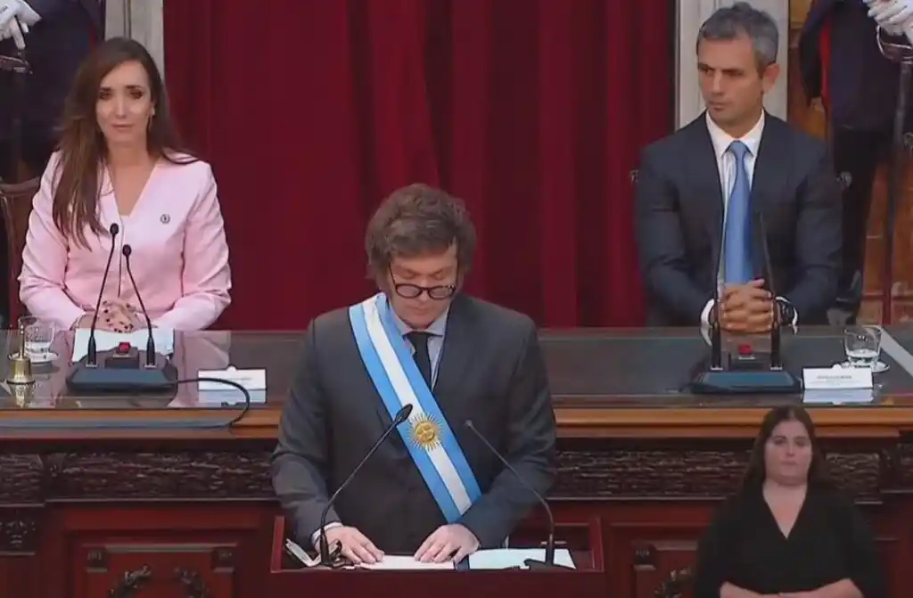 Los puntos principales del discurso de Milei en el Congreso