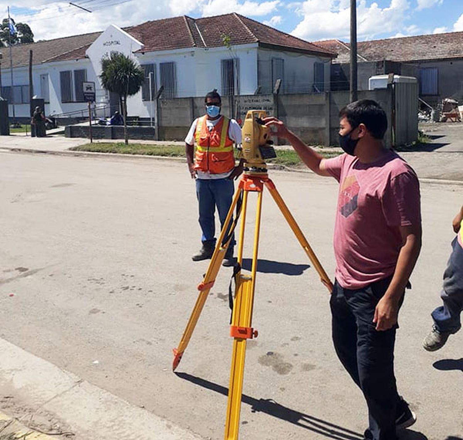 Preparativos para la obra