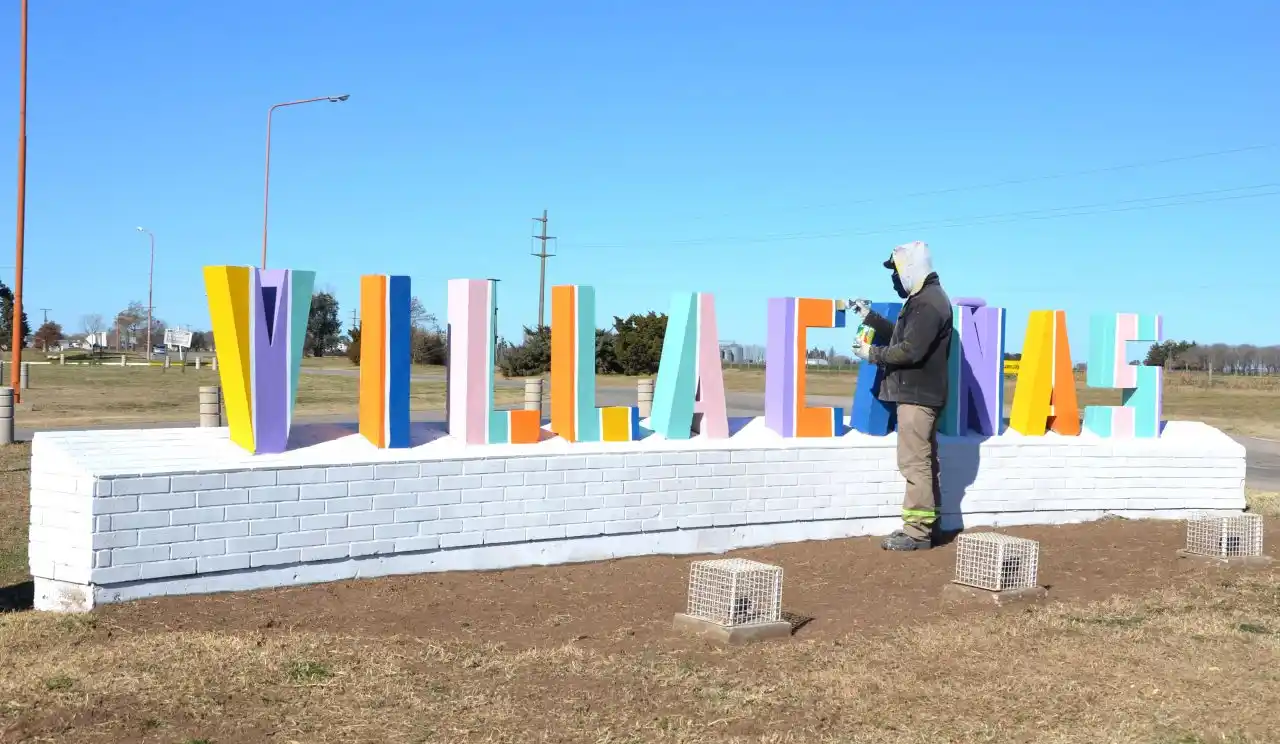 Villa Cañas: obras y mejoras en distintos sectores de la ciudad y en zona rural