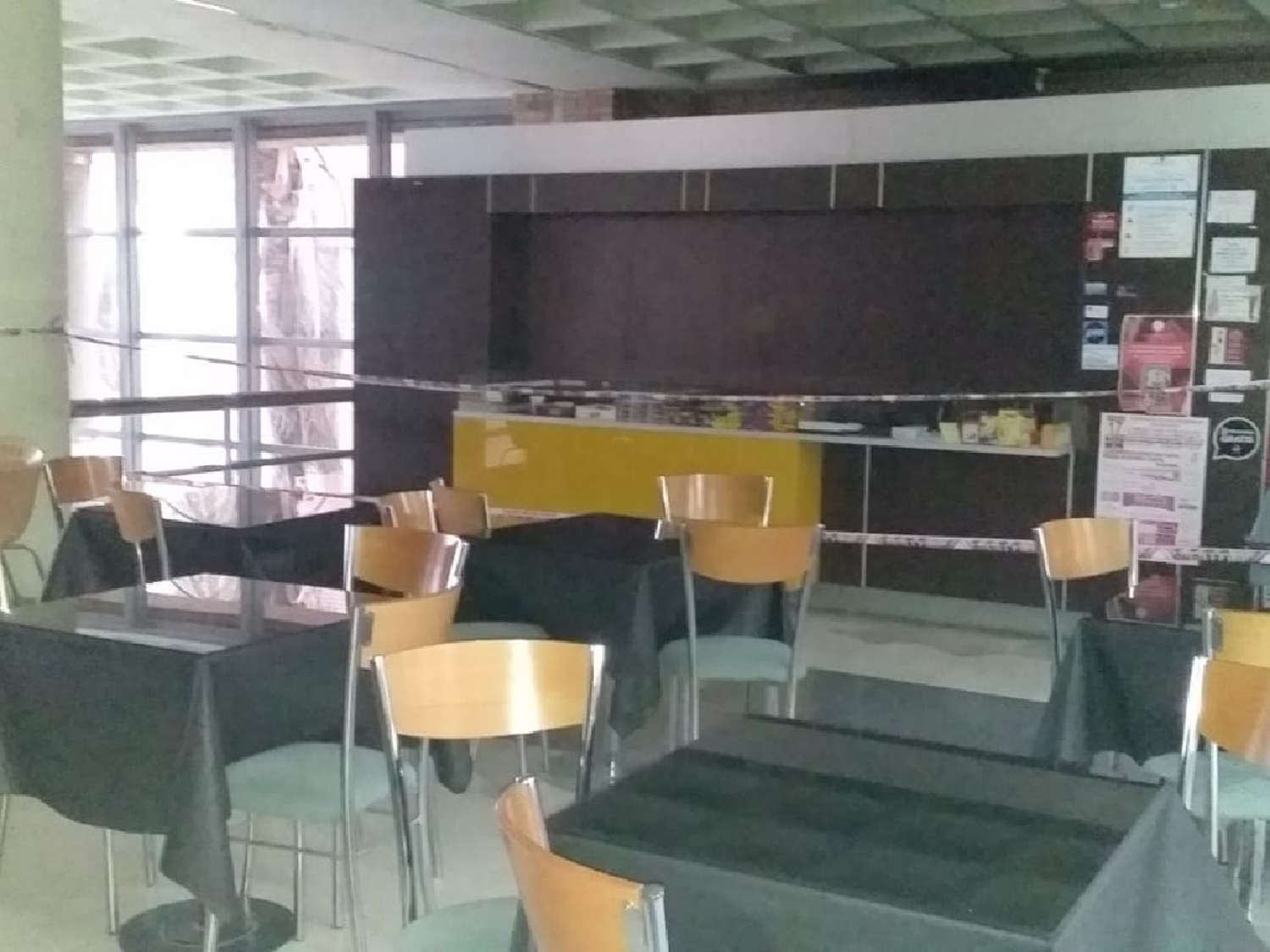 Bomberos contuvieron un principio de incendio en tribunales