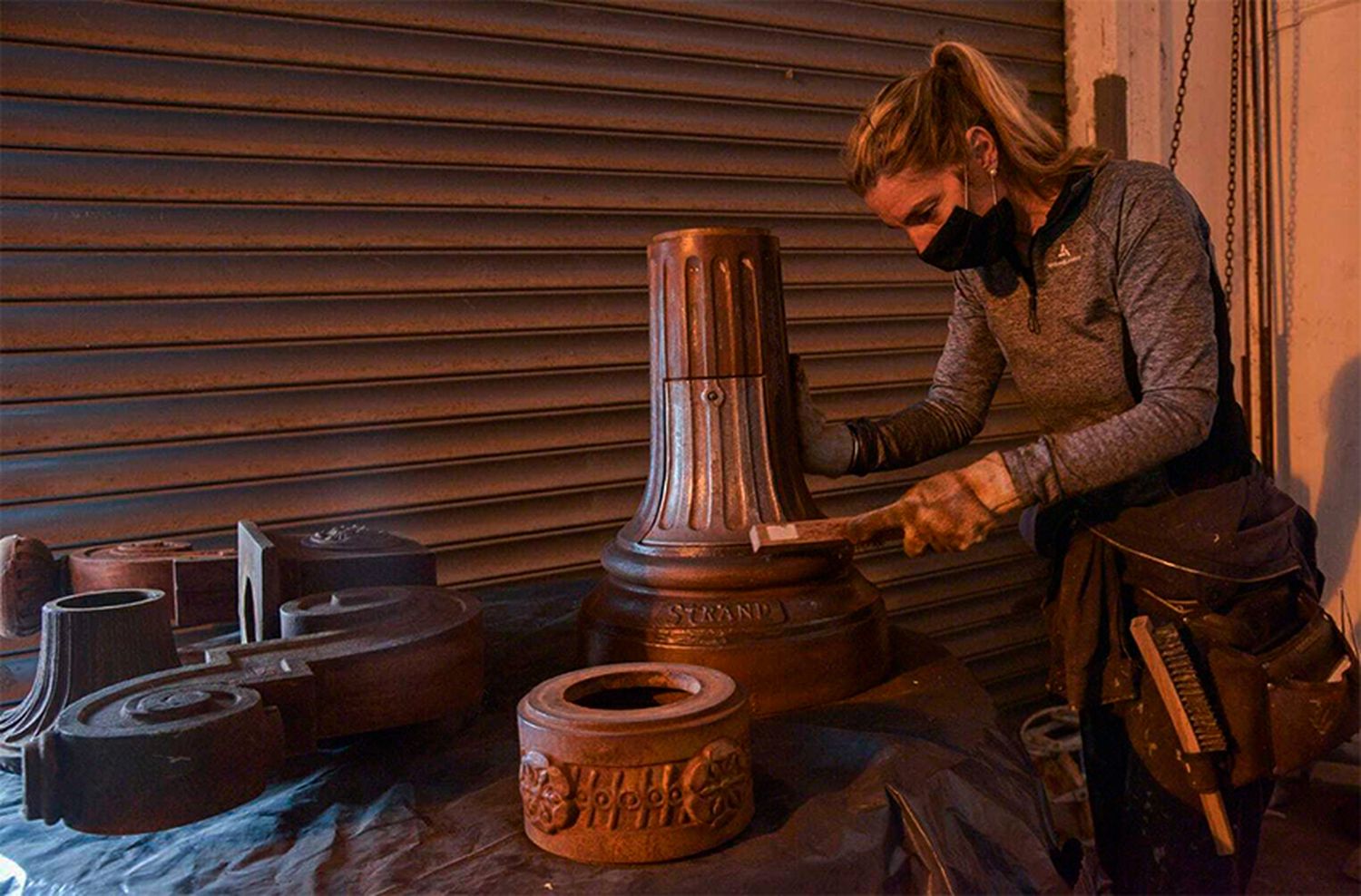 "Esto es devolverle luz a este sector histórico diseñado por el arquitecto Bustillo"