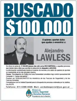 La Justicia pidió a Interpol la captura del represor fugado 