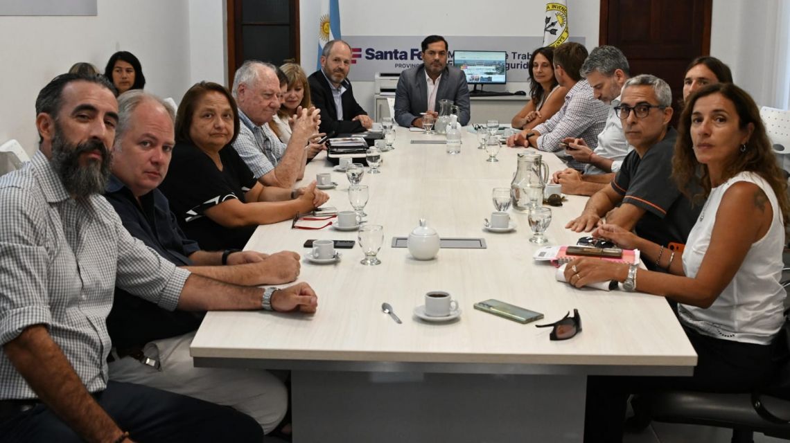 Primer encuentro de la Mesa Paritaria de Salud de este 2025.