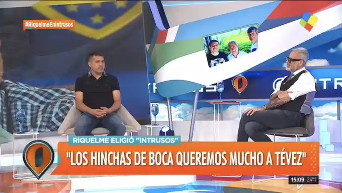 Riquelme con Rial: el llamado de Macri, el futuro de Tévez y el reemplazo de Alfaro