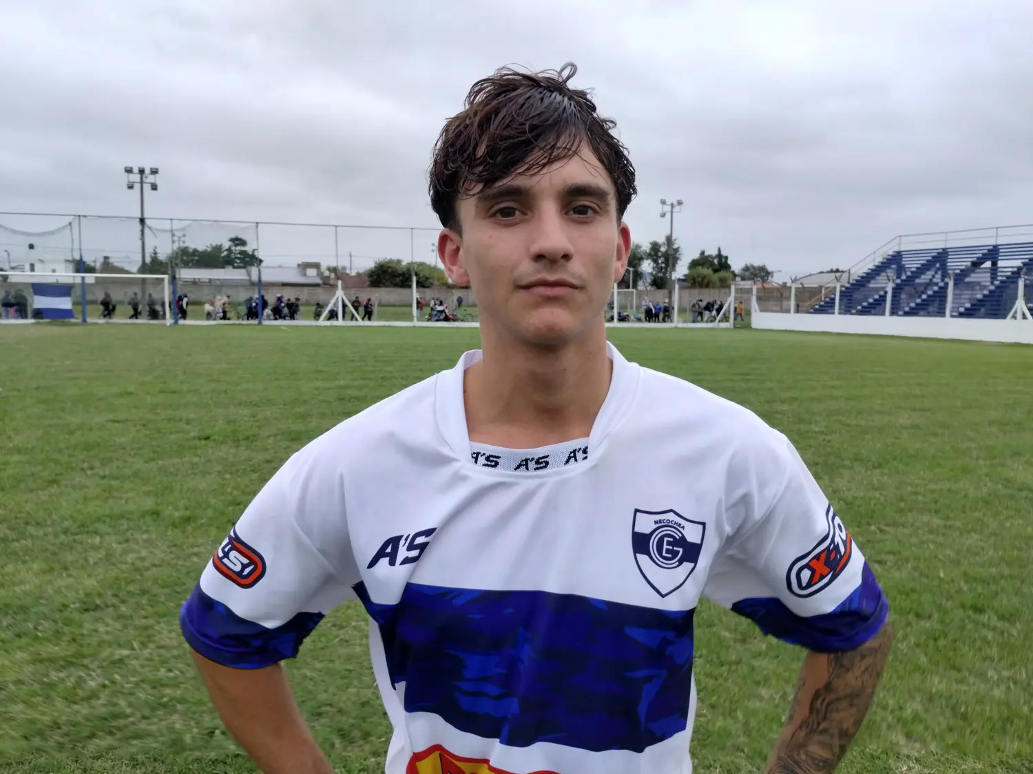 Tomás Moro, el goleador de Gimnasia en este torneo