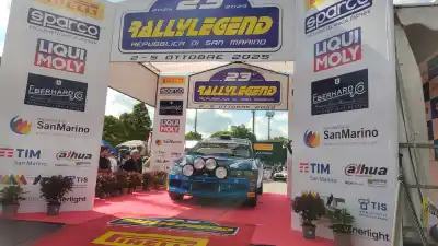 Karina Dobal inicio su participación en el Rally Legend de San Marino