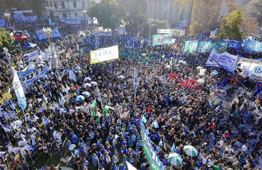 La CGT llamó a ponerle “un límite" al Gobierno de Milei en la marcha por el Día del Trabajador