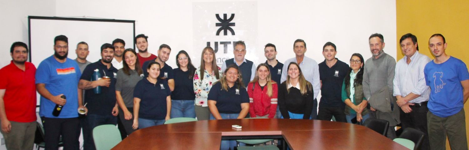 Francolini y Di Lello fueron recibidos por el centro de estudiantes de la UTN