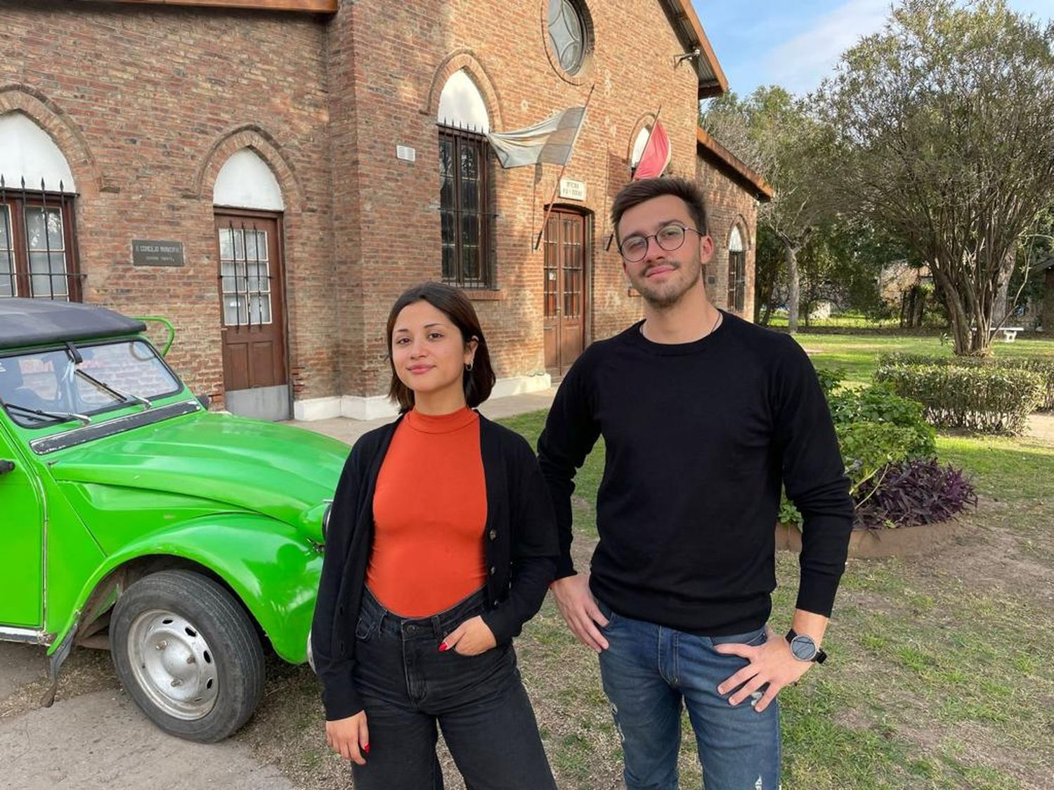 Florencia Giacometti y Bruno Taddia, los representantes de Ciudad Futuras en el Concejo venadense.
