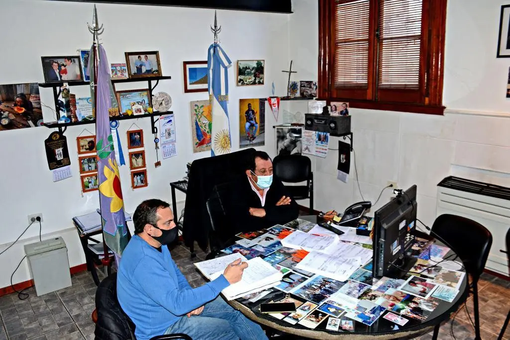 El Ministro de Infraestructura Provincial mantuvo una videoconferencia con Marini