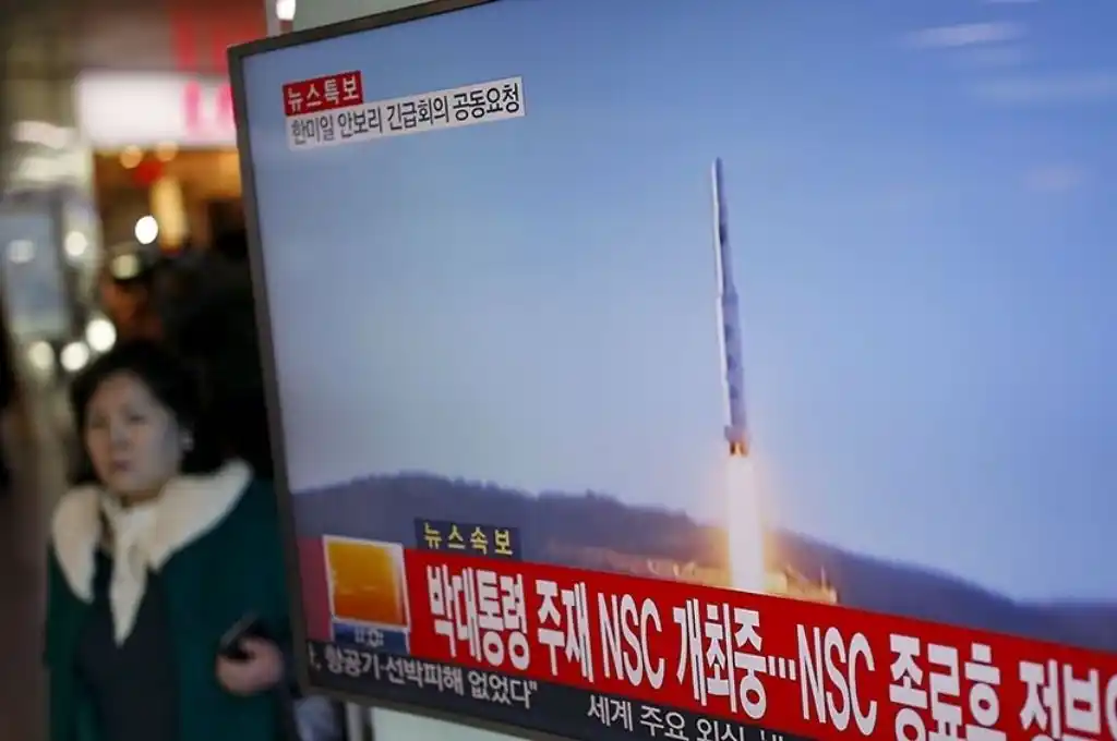 Corea del Norte disparó dos misiles balísticos en una nueva prueba