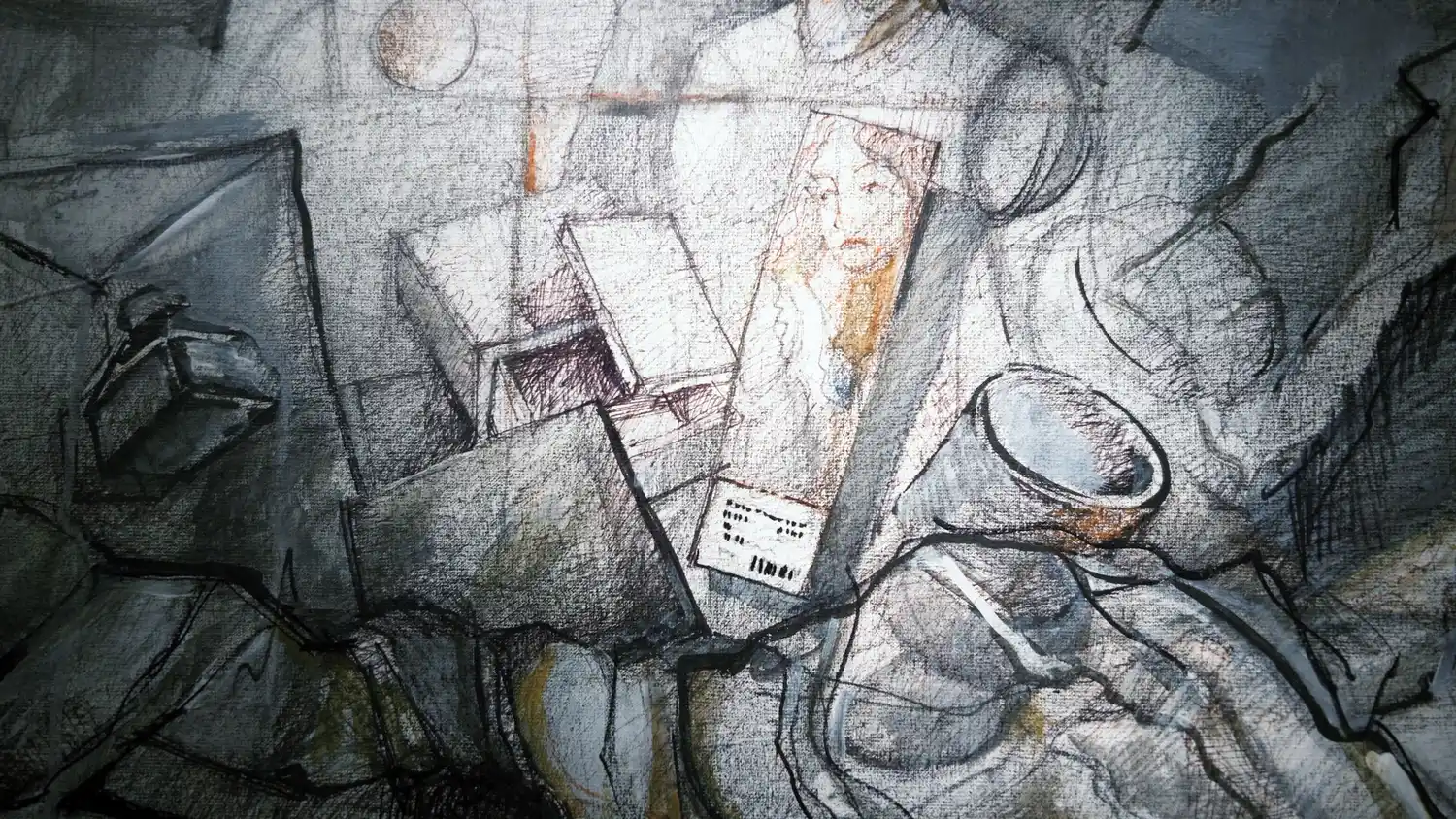 Una de las obras de la muestra