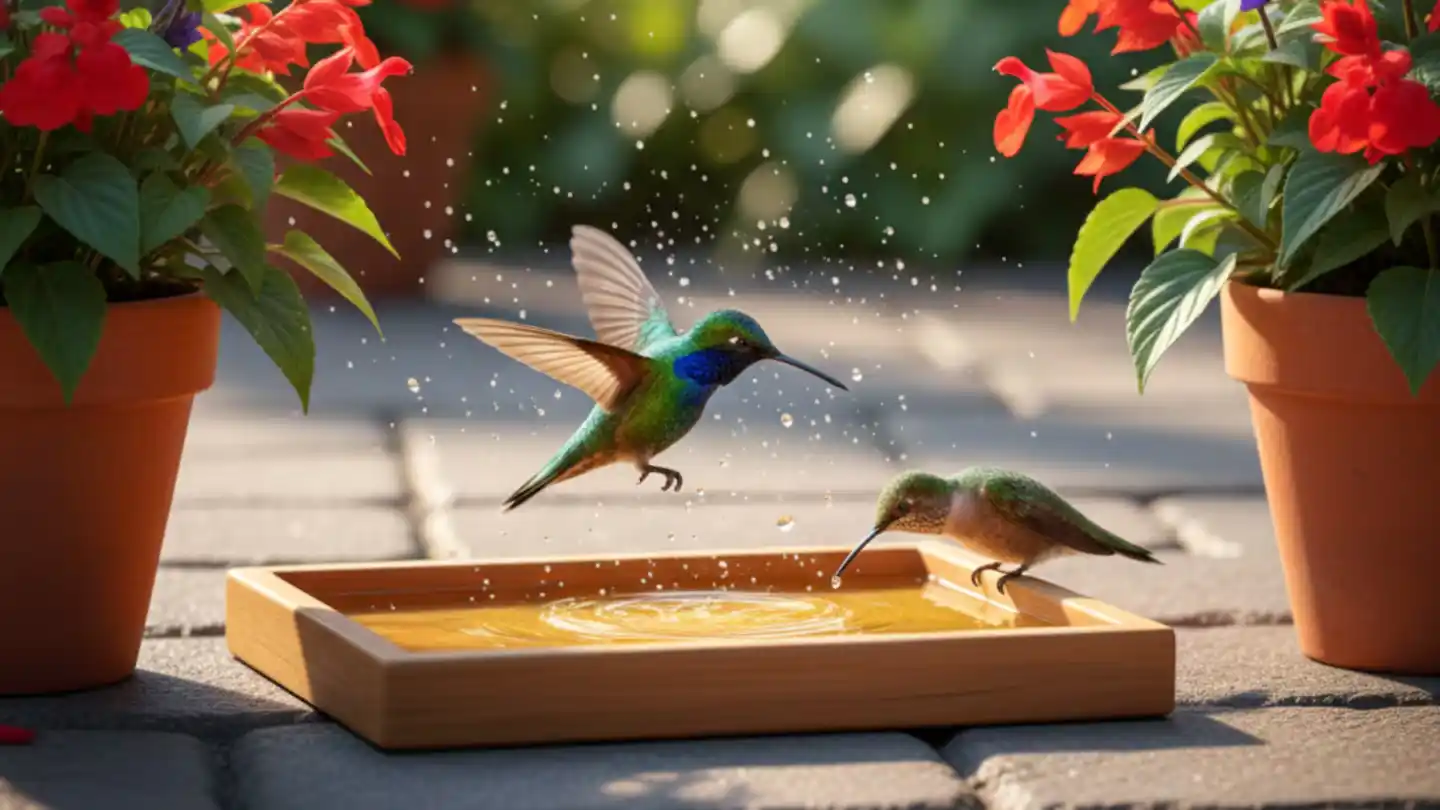 Los colibríes visitarán en masa tu jardín todos los días si dejás este producto natural en una bandeja
