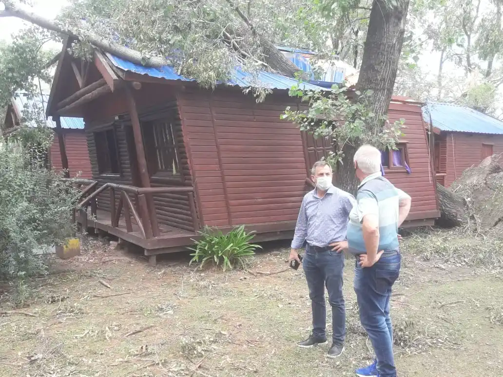 Protección Civil brindó asistencia a localidades afectadas por el temporal