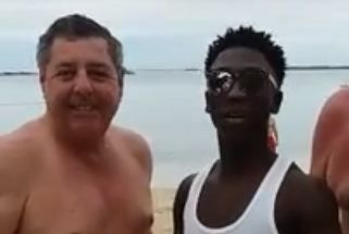 El saludo de De Ángeli de vacaciones que se hizo viral en Whatsapp