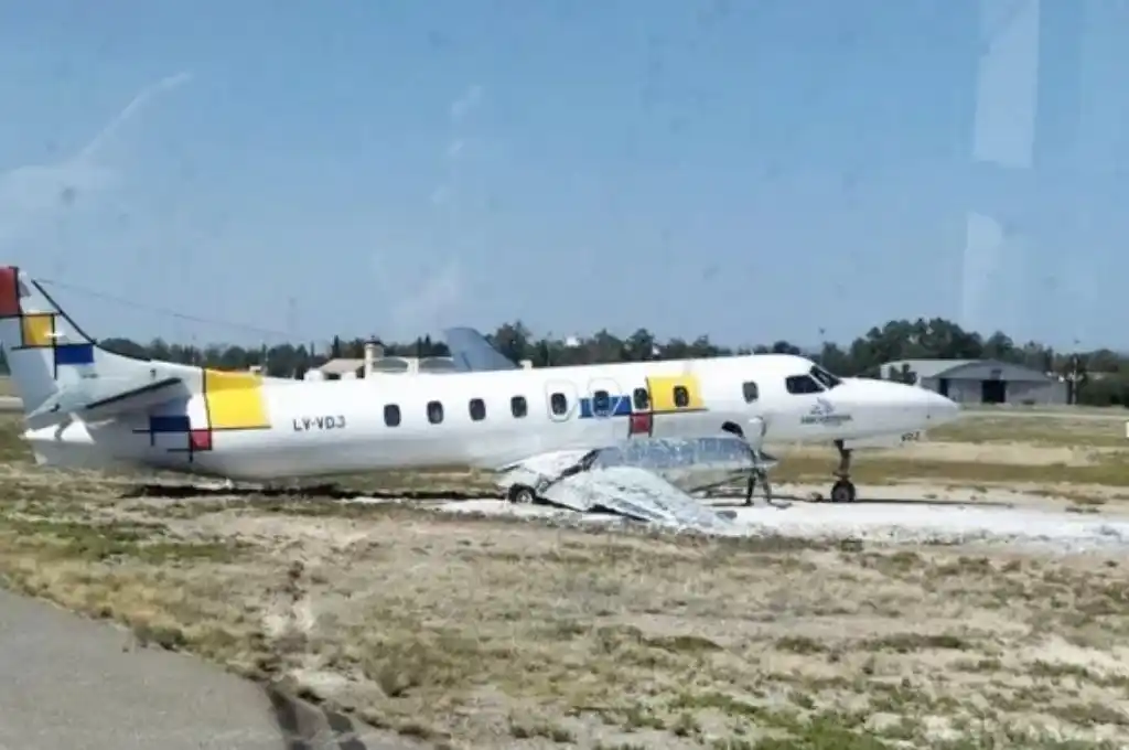 Despistó un avión en el aeropuerto de Mendoza