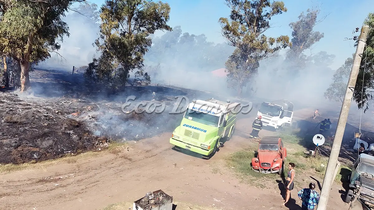 Incendio en calles 50 y 97