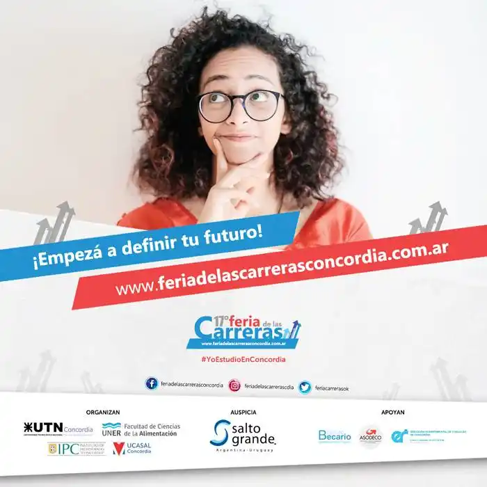 Comienza la XVII Feria de las Carreras de Concordia, 100% online