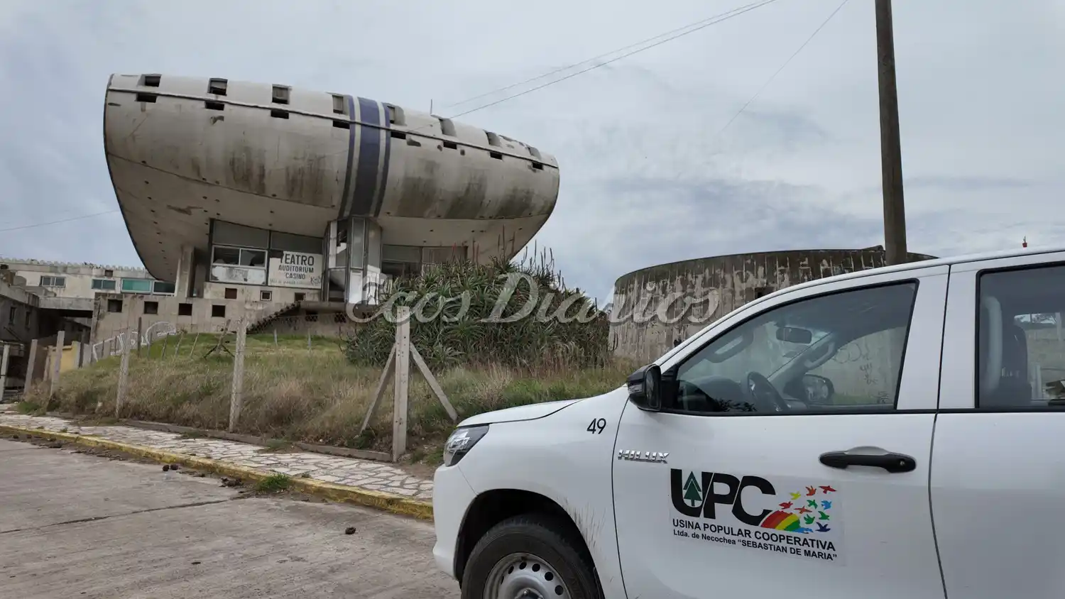 Operarios de la UPC, en el Casino