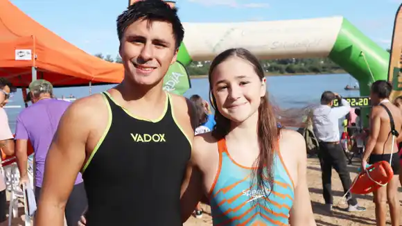 Carolina Bonelli y Mauricio Arias se consagraron en el regreso del Aguas Abiertas