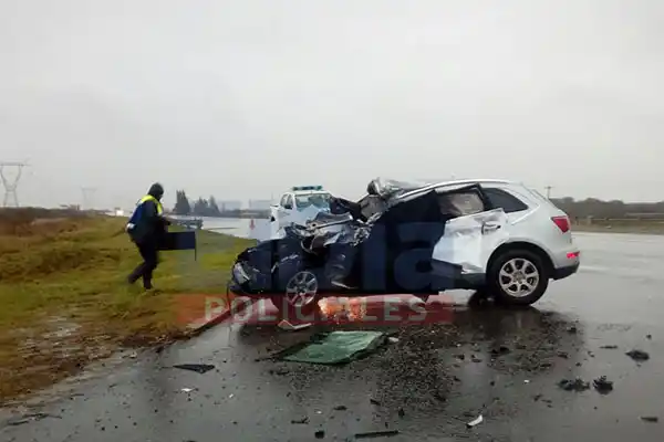 Identificaron a las víctimas del terrible accidente en Ruta 14