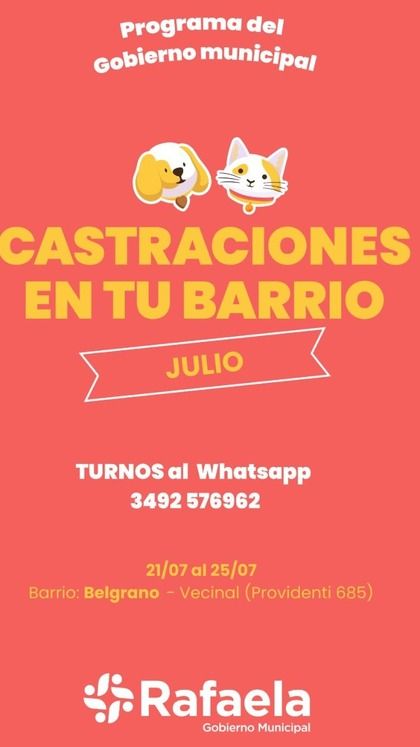 Castraciones en tu barrio