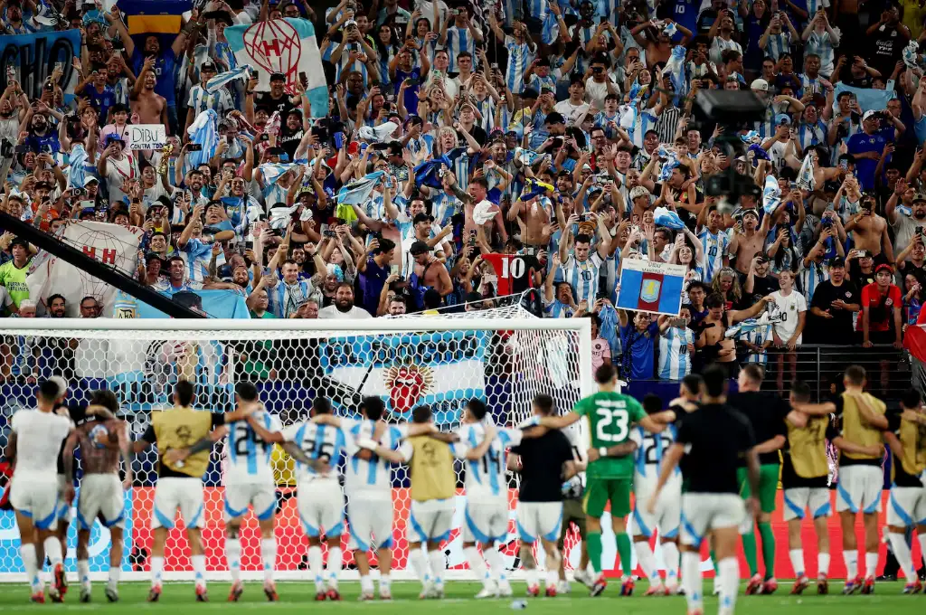 La Selección argentina venció por penales a Ecuador en los cuartos de final y derrotó por 2 a 0 a Canadá en las semifinales. (Foto: REUTERS/Agustín Marcarian)