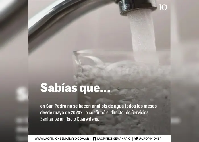 El agua que tomamos: qué opinan los vecinos tras la confirmación de la falta de análisis en San Pedro