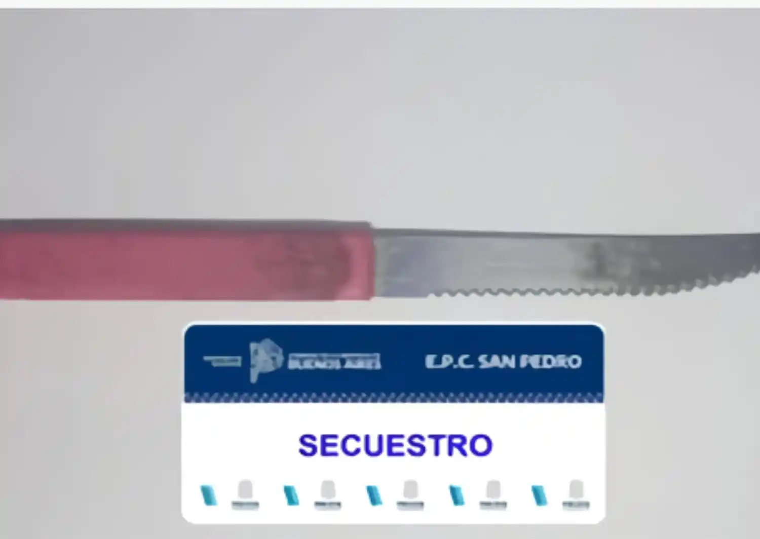 cuchillo secuestrado