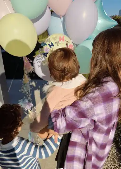 Rosanna Zanetti con sus hijos. Foto Instagram