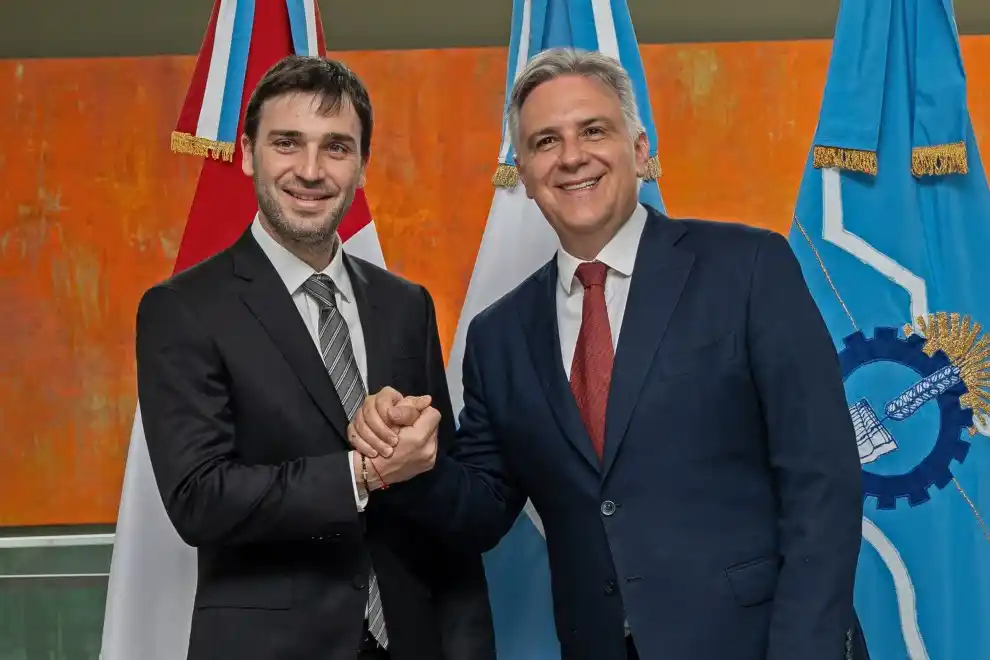 Ignacio Torres y Martín Llaryora.