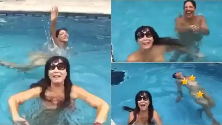 Moria Casán se desnudó para recibir el Año Nuevo: "Critiquen imbéciles"