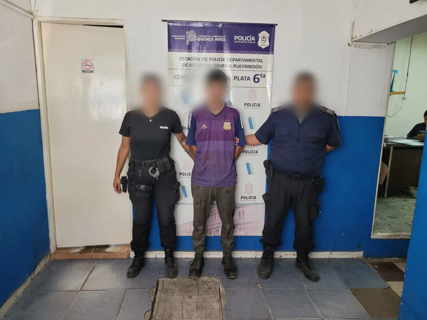 detenido robo moto