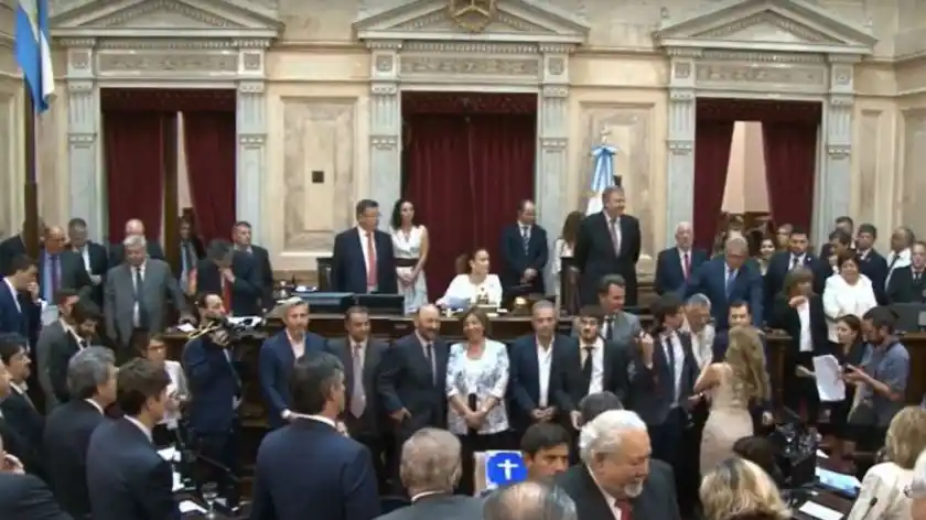 Juraron los nuevos senadores