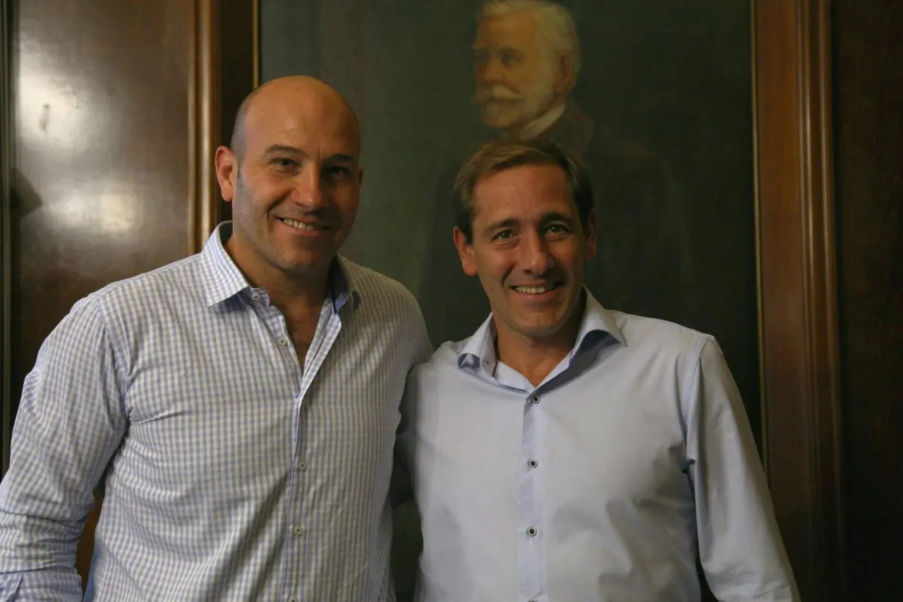 El Intendente de Quilmes, Martiniano Molina, fue recibido por su par de La Plata, Julio Garro