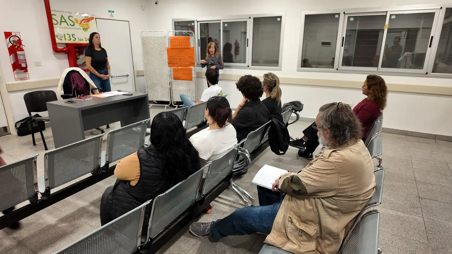 Charla. Para personas interesadas en sumarse como operadores del SAS