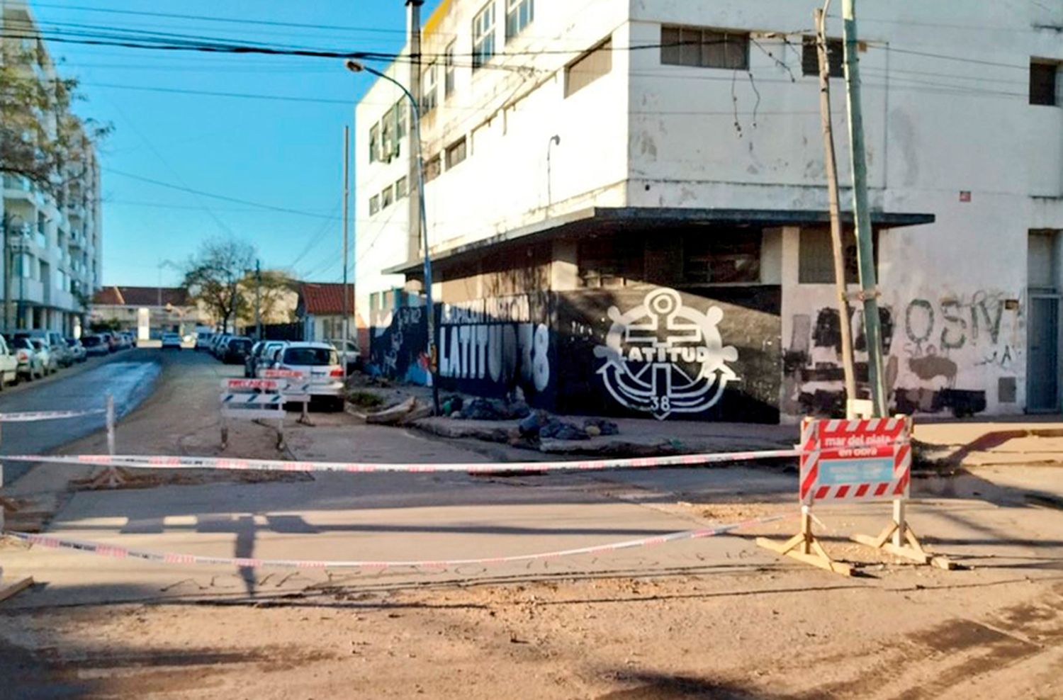 Cortes de tránsito por obras viales para este lunes en Mar del Plata