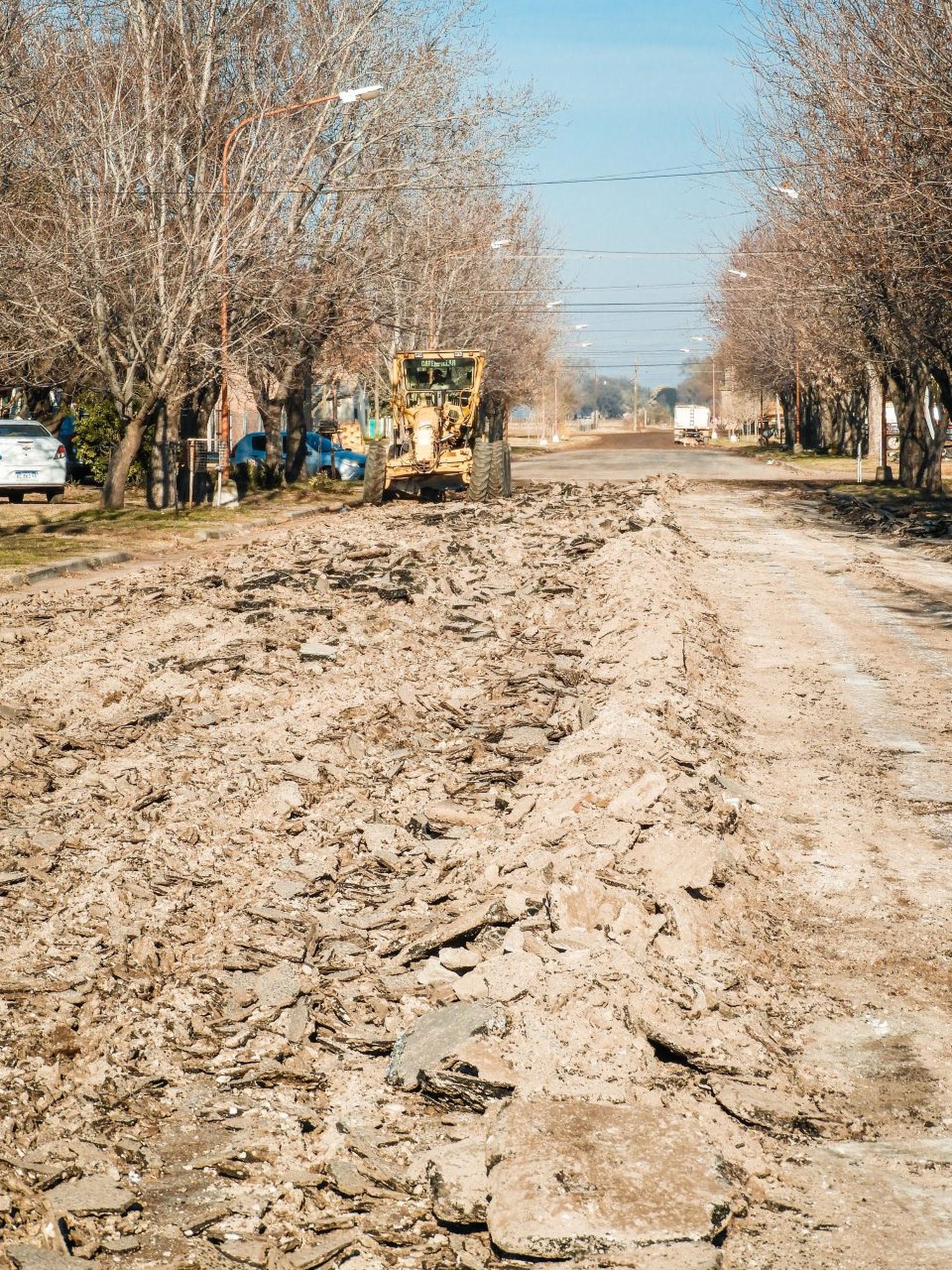 El gobierno de Teodelina continúa con su cronograma de obras viales