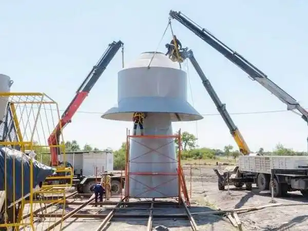 La planta biosiderúrgica de Formosa 
continúa su construcción a paso firme