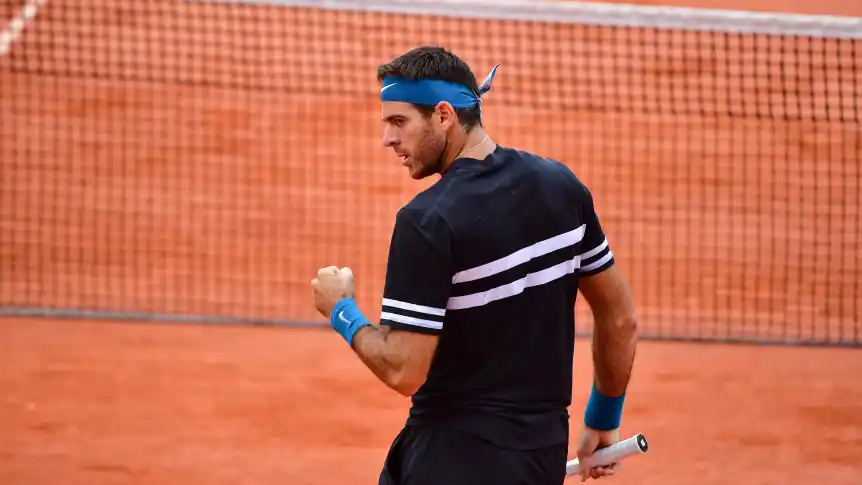 Del Potro se metió en cuartos de final en Roland Garros
