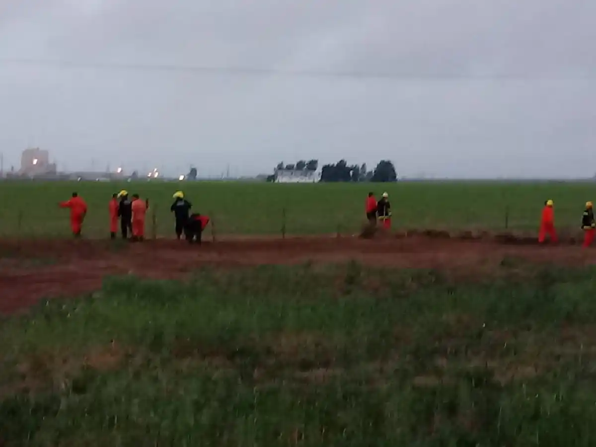 Buscan a un abuelo que entró a un campo en Brinkmann para no ir al geriátrico