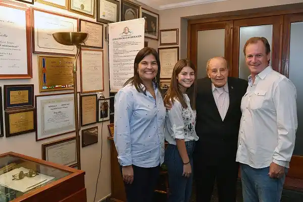 Bordet visitó a Domingo Liotta, el creador del primer corazón artificial