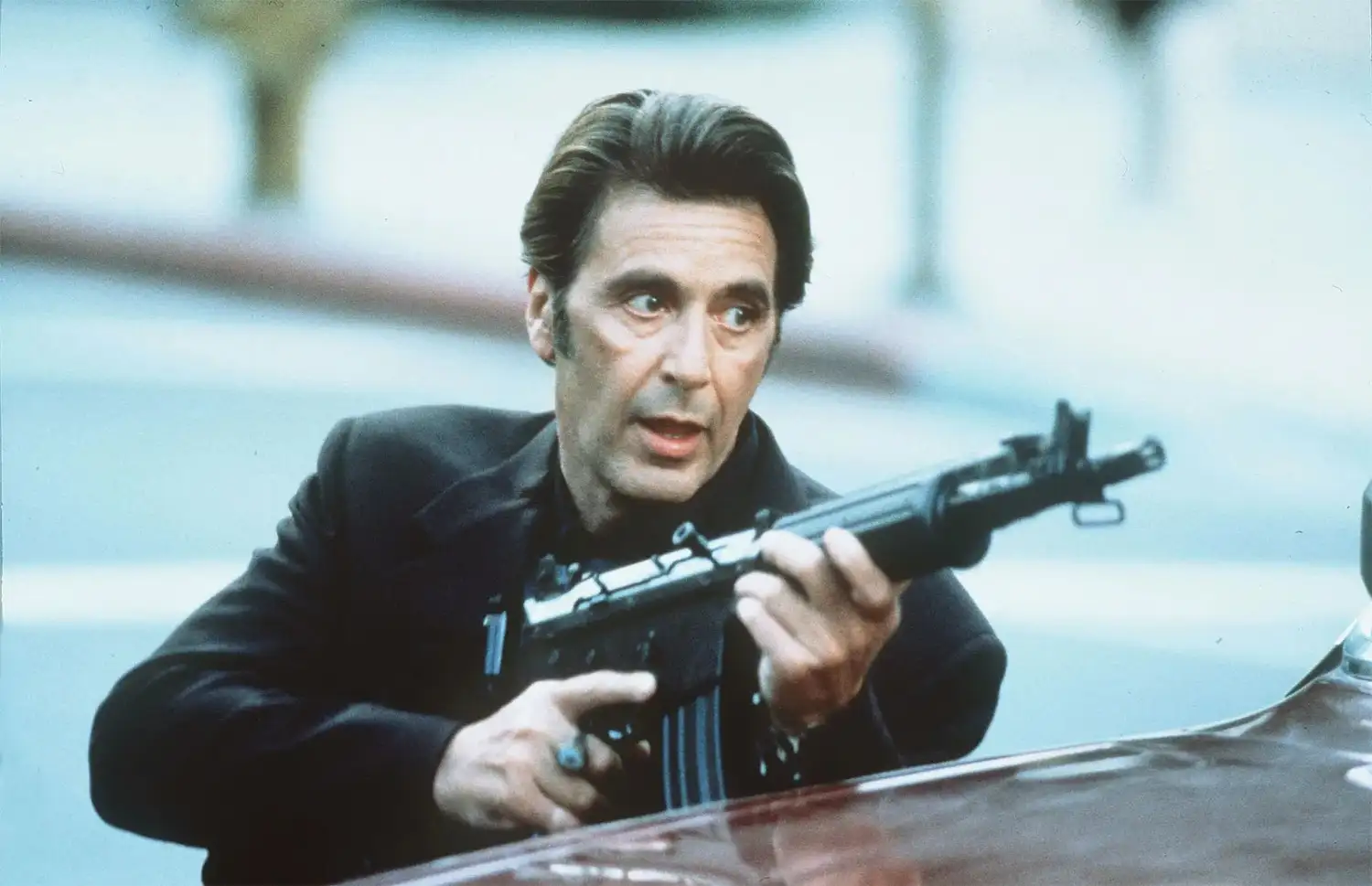 Al Pacino, en "Fuego contra fuego", una de sus grandes películas disponibles en plataformas.