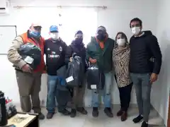 Dora Bogdan entregó indumentaria a empleados municipales