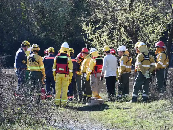 Se desarrolla un curso básico de combatiente de incendios forestales