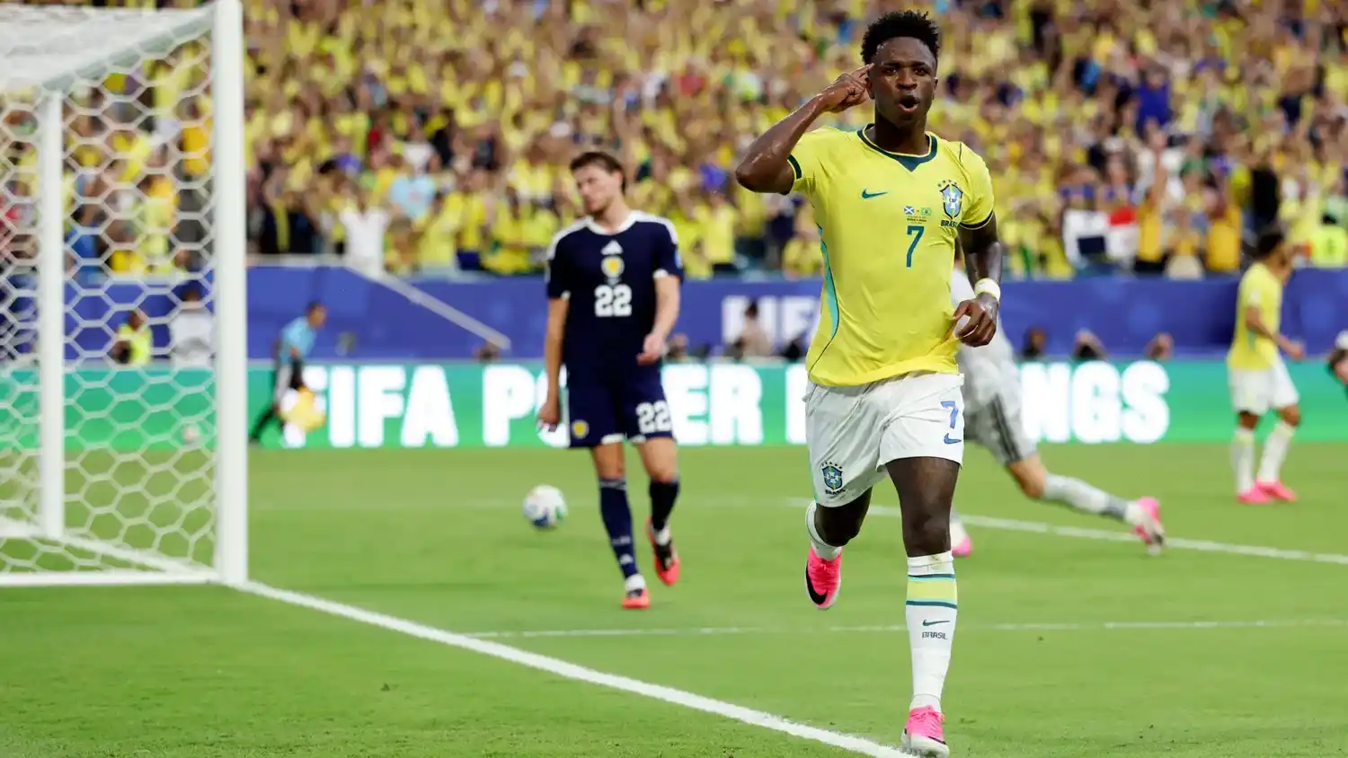 Vinicius es desequilibrante para Brasil.