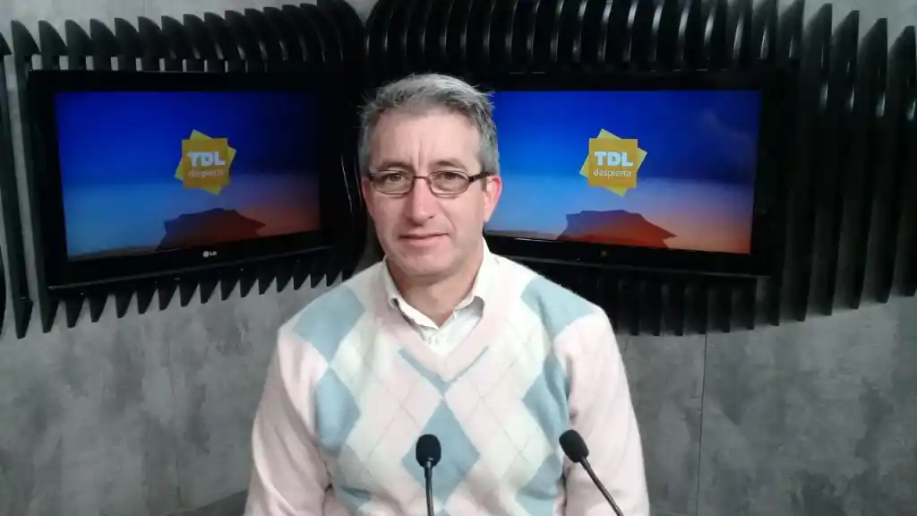 Diego Bagù en el desayuno de Tandil Despierta